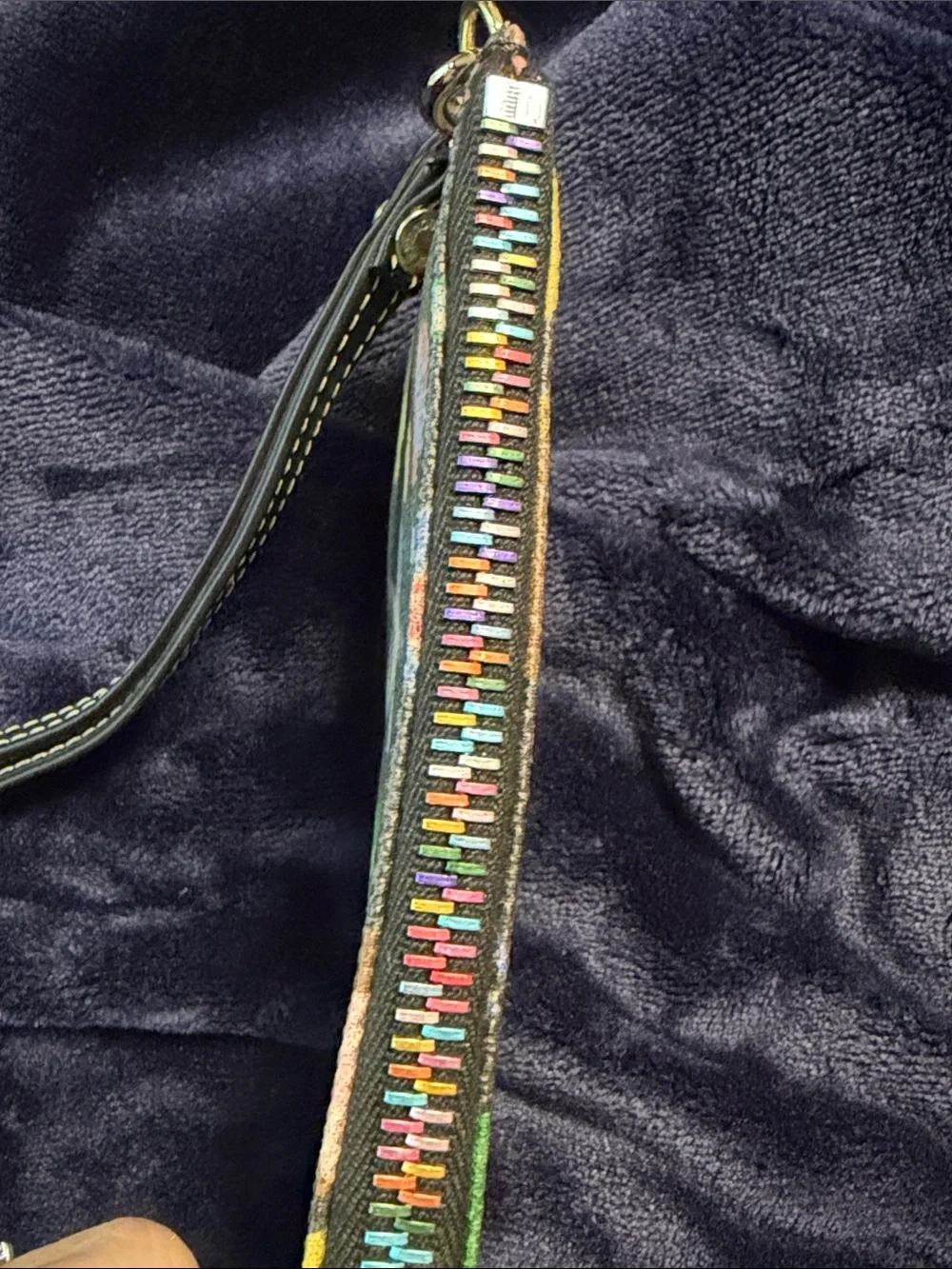 Dooney & Bourke Multicolor Letter-Print Wristlet